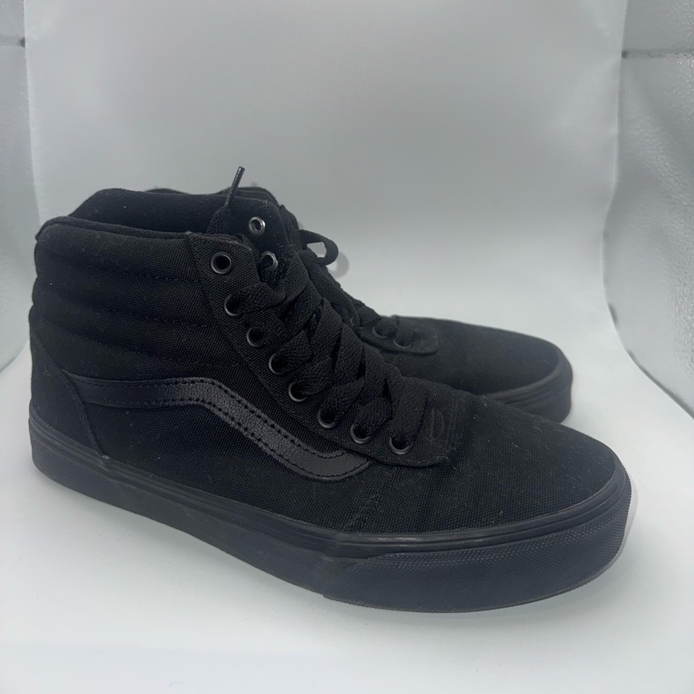 Vans Men's All-Black High-Top Sneakers